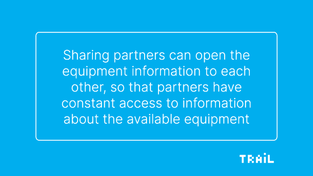 Equipment sharing is safe with trusted sharing partners