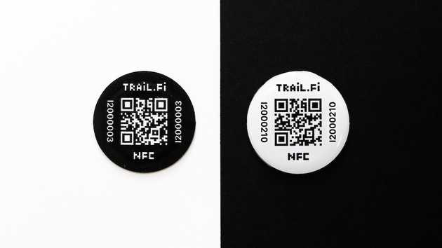 NFC asset tags can be scanned through layers of dirt